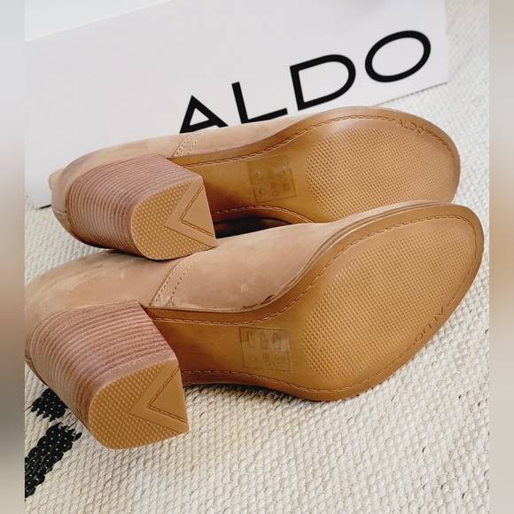 Aldo Tan Leather Booties | Emely | SZ:10 - Picture 10 of 13